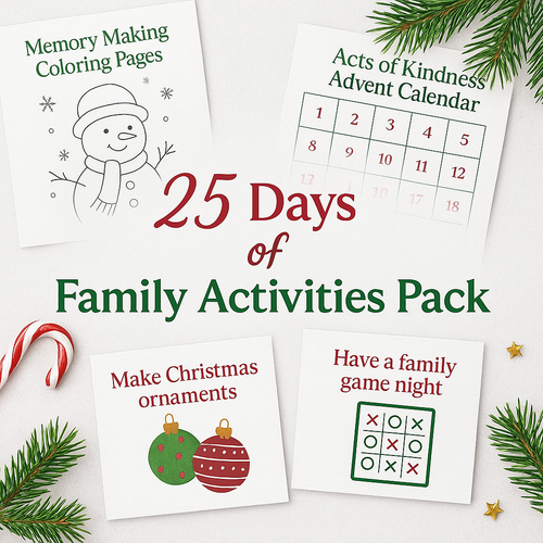 25 Days of Family Activities Pack
